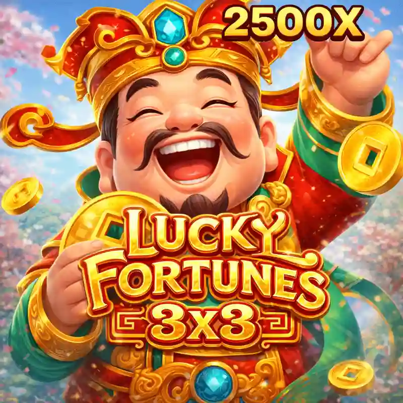 Lucky Fortunes 3x3 Slot Game Interface